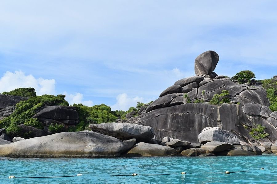Donald Duck Bay (Similan Island 8), strand in Similan Islands, Thailand
