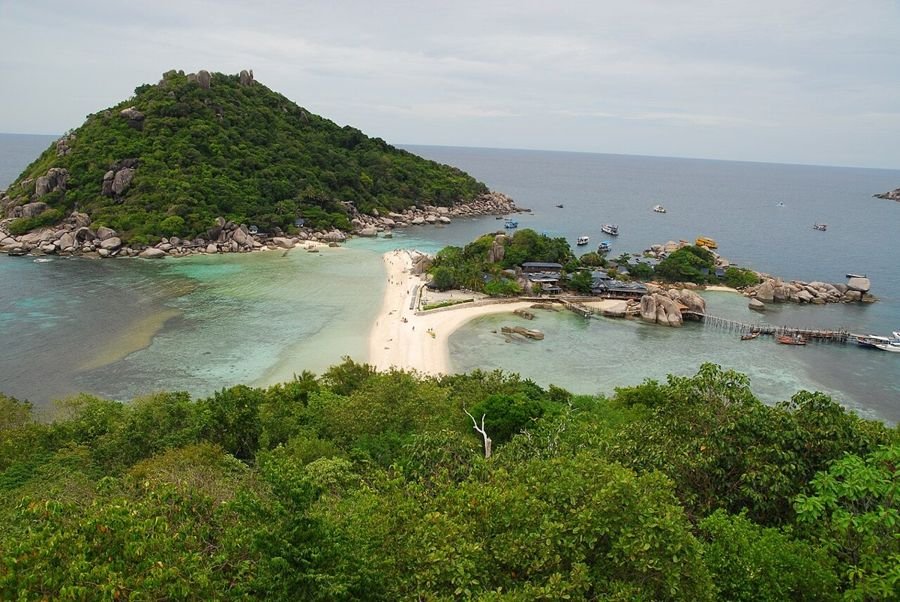 Koh Nang Yuan, strand in Koh Nang Yuan (Koh Tao), Thailand