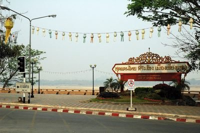 Chiang Saen: de oever van de Mekong bij Chiang Saen