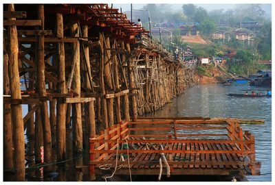 Sangkhla Buri: de houten Mon-brug bij Sangkhla Buri