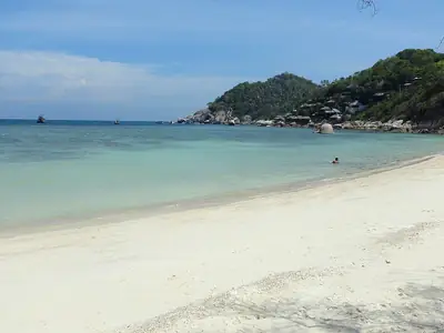 The beach of Thian Og Bay (Shark Bay)