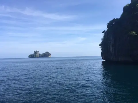 Koh Bida Nai and Koh Bida Nok from the sea