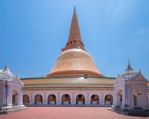 Phra Pathom Chedi in Nakhon Pathom overdag