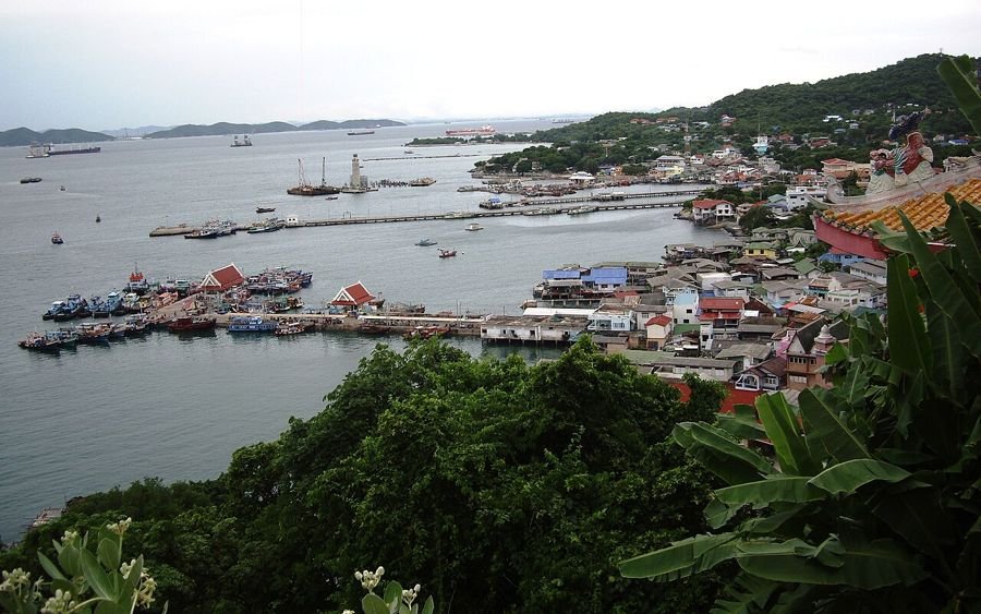 Koh Si Chang, eiland in Chonburi, Thailand