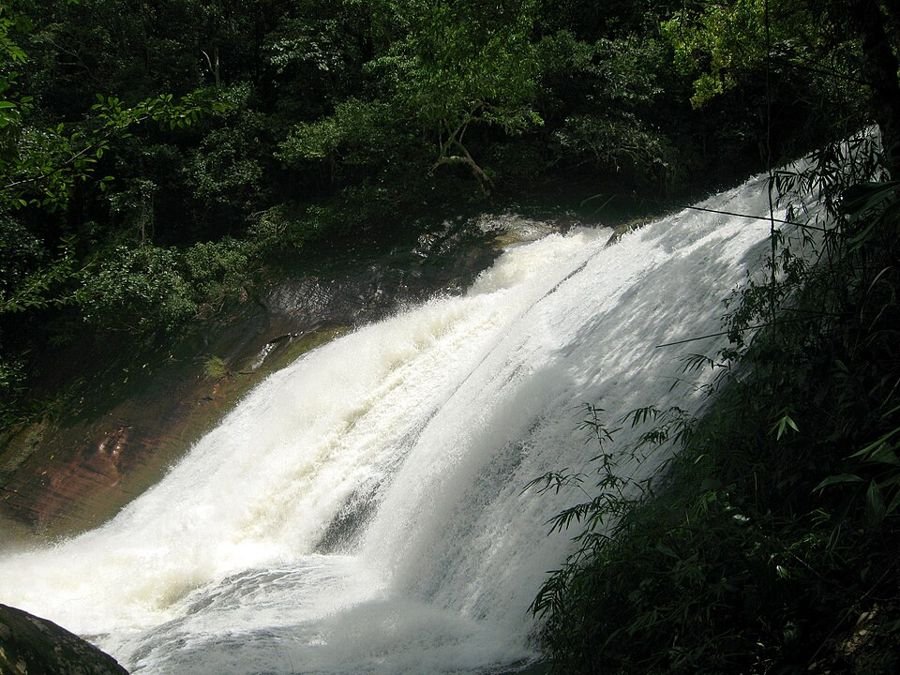 Chet Si waterval, Bueng Kan, Thailand