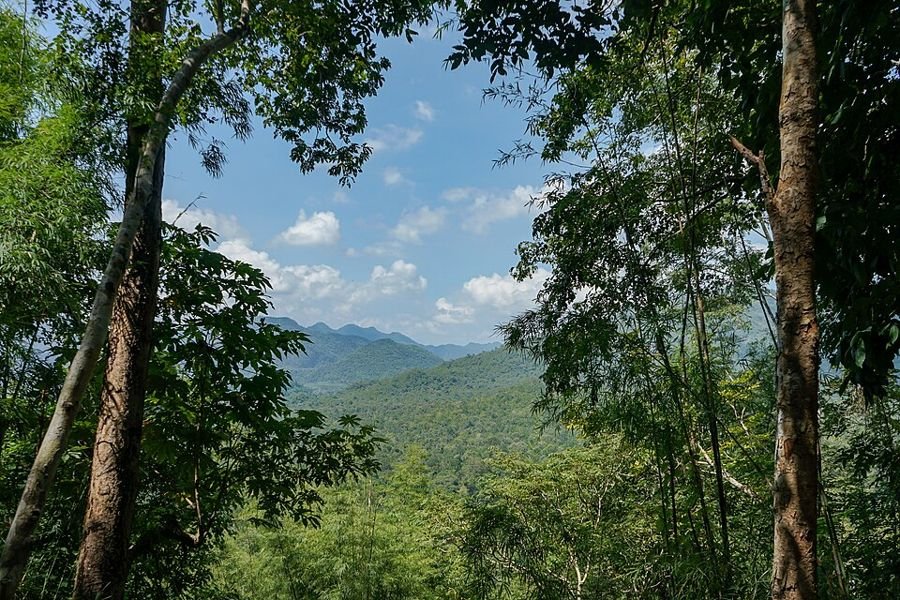 Erawan Nationaal Park, Kanchanaburi, Thailand