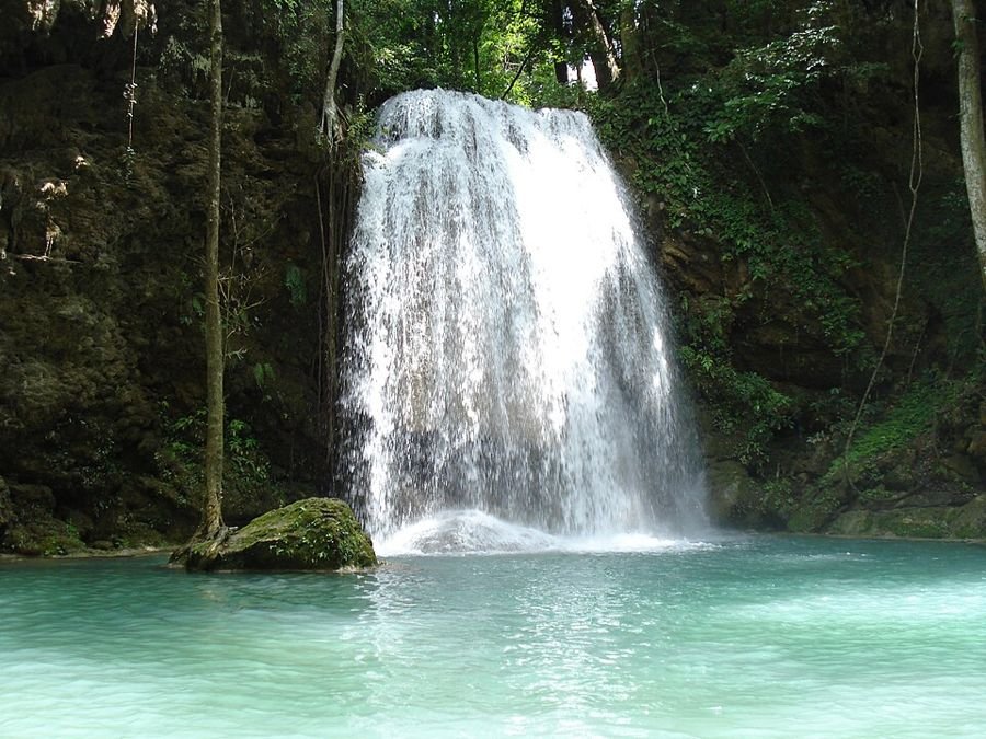 Erawan waterval, Kanchanaburi, Thailand