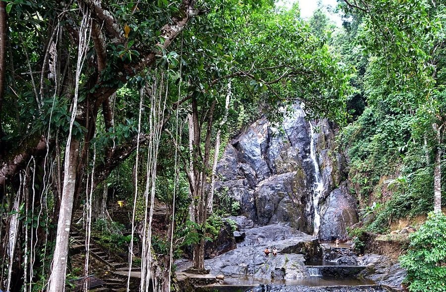 Punyaban waterval, Ranong, Thailand