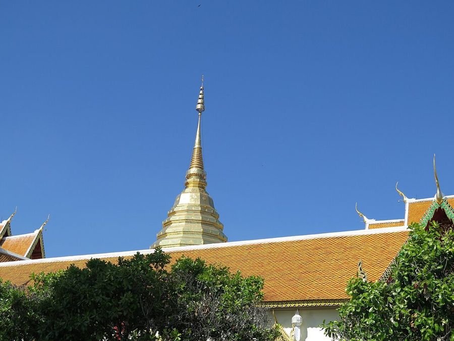 HONG's Sky Bar, rooftopbar in Chiang Mai – foto van de skyline