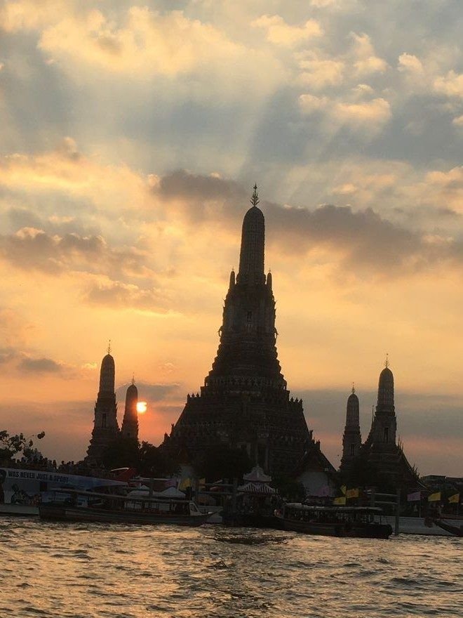 Sala Rattanakosin Rooftop Bar, rooftopbar in Bangkok – foto van het uitzicht