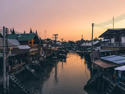 Drijvende markt Amphawa (4)