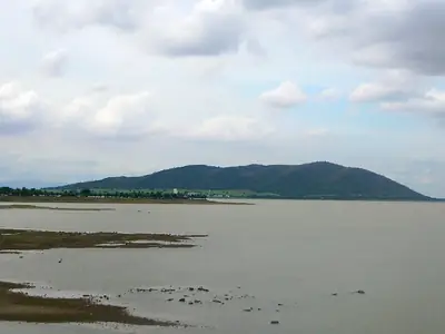 Khao kok tako mountain seen north of Pa Sak Cholasit Dam