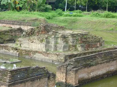 02 Ruins under Water, Wiang Kum Kam, Chiang Mai Province