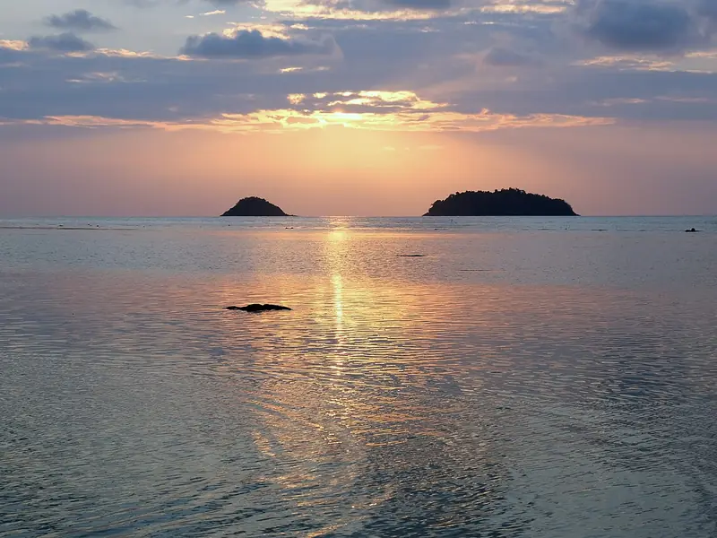 Sunset in Kai Bae beach, Ko Chang.