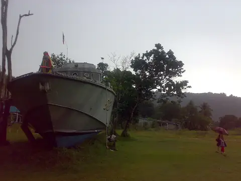 Police Boat 813 at Khao Lak, International Tsunami Museum