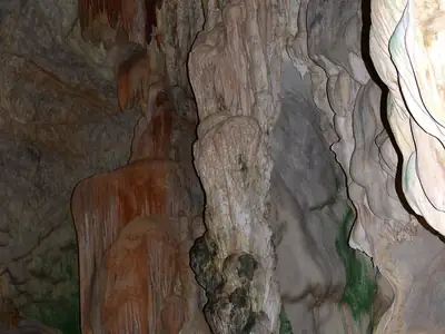 Rock formations in the cave, Wat Suwan Khuha (Phang Nga)